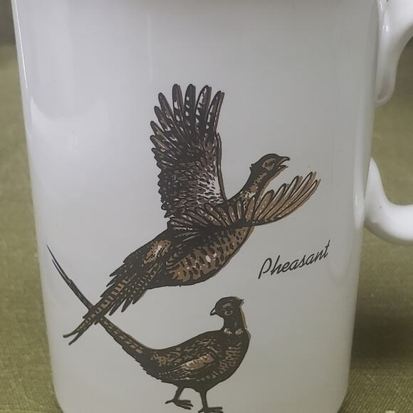 Vintage Gaming Bird Coffee Mugs • Goose Mallard Duck Pheasant • Made In England - Picture 8 of 9